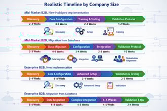 How Long Does a HubSpot CRM Implementation Take? A Realistic Timeline by Company Size