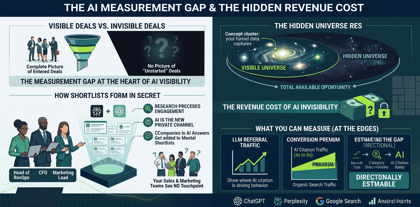 The B2B Attribution Gap: Why Your Revenue Metrics Don't Capture the Cost of AI Invisibility