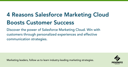 4 Simple Reasons Salesforce Marketing Cloud Helps You Win With Customers