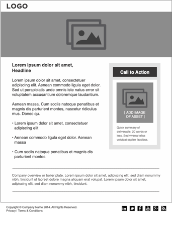 Use this wireframe for effective emails to your databse