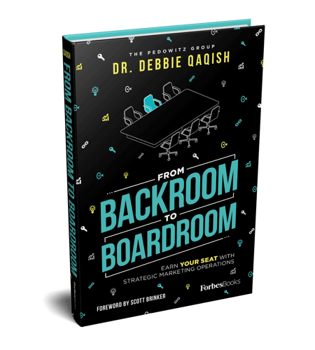Dr. Debbie Qaqish's From Backroom To Boardroom dives into marketing operations and how marketing leaders can drive respect and revenue in their organization!