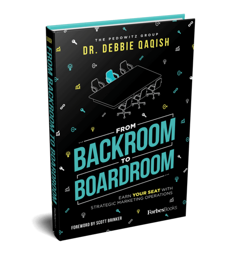 Dr. Debbie Qaqish's From Backroom To Boardroom dives into marketing operations and how marketing leaders can drive respect and revenue in their organization!