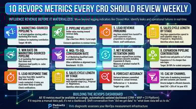 Revenue Operations KPIs: The 10 Metrics Every CRO Should Track