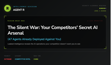 The Silent War: Your Competitors' Secret AI Arsenal