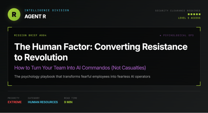 The Human Factor: Converting Resistance to Revolution