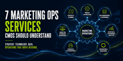 7 Marketing Ops Services CMOs Should Understand