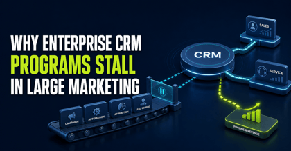 Why Enterprise CRM Programs Stall in Large Marketing