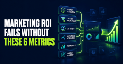 Marketing ROI Measurement Fails Without These 6 Metrics