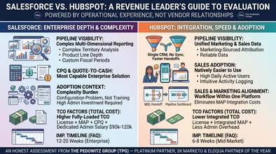HubSpot Sales Hub vs. Salesforce: An Enterprise Evaluation Guide for Revenue Leaders