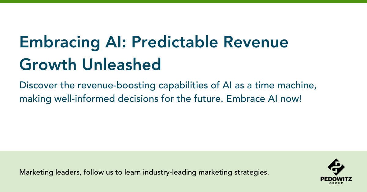 Embracing AI Unleashing Potential with the Revenue Time Machine
