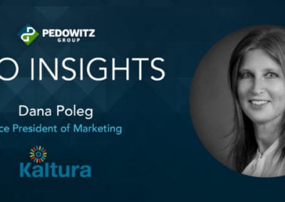 CMO Insights: Dana Poleg, VP of Marketing, Kaltura
