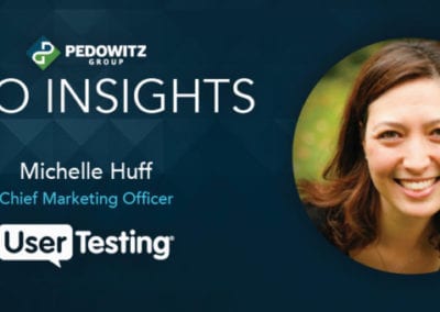 CMO Insights: Michelle Huff, CMO, UserTesting