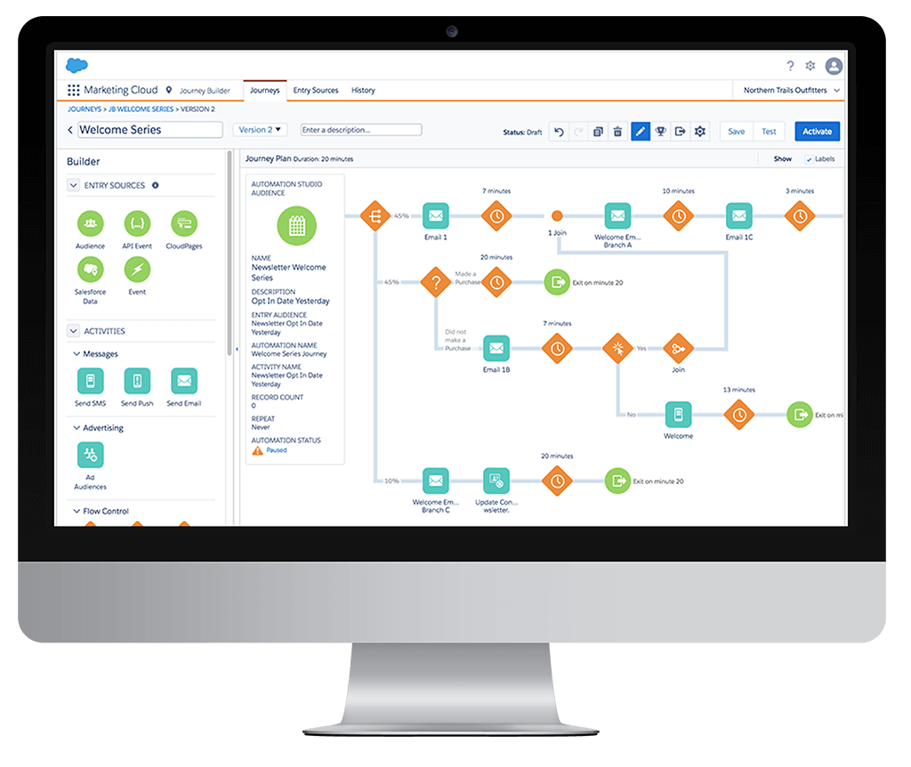 If you need Salesforce Marketing Cloud help, our team of award-winning experts can integrate your entire marketing cloud, from marketing automation to CRM and more