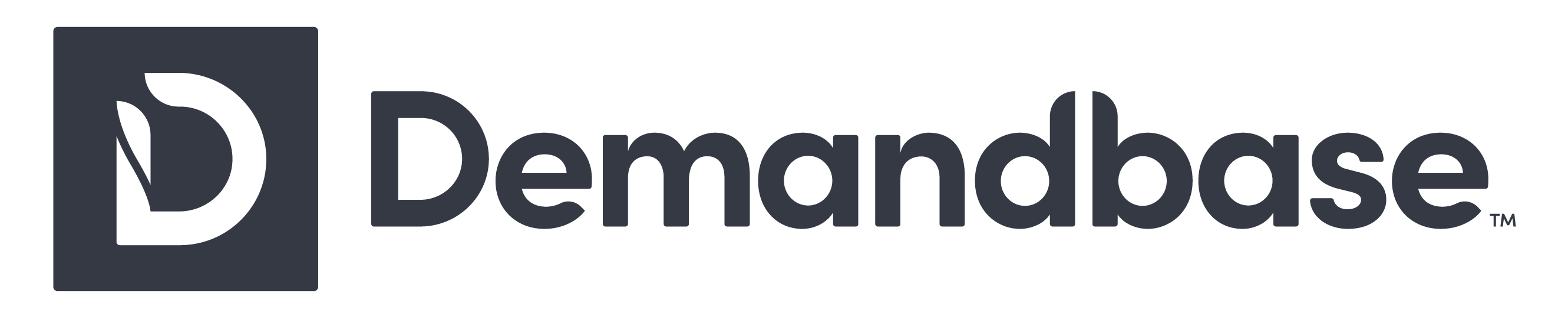 Demandbase logo black horizontal