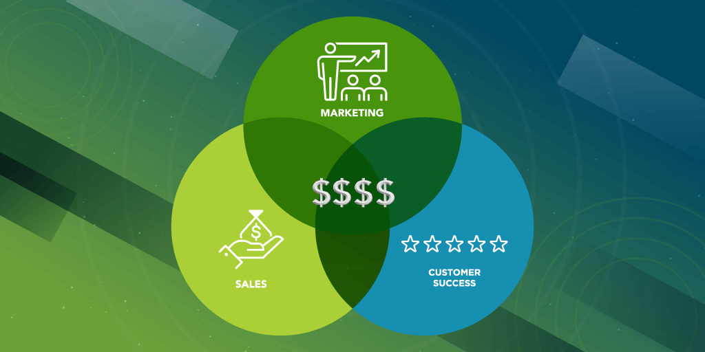Revenue Operations is where marketing, customer success, and sales work in harmony and have EQUAL standing.